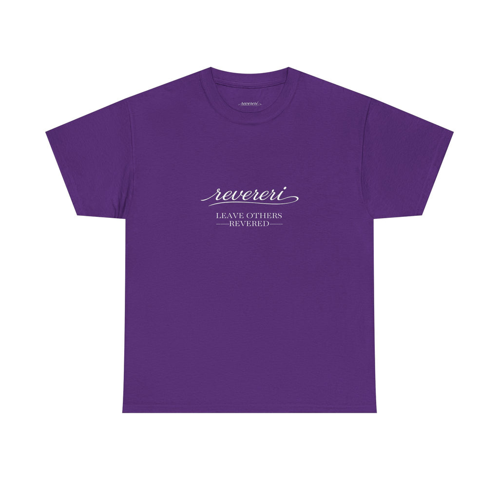 White Font "Leave Others Revered" 100% Cotton Tee