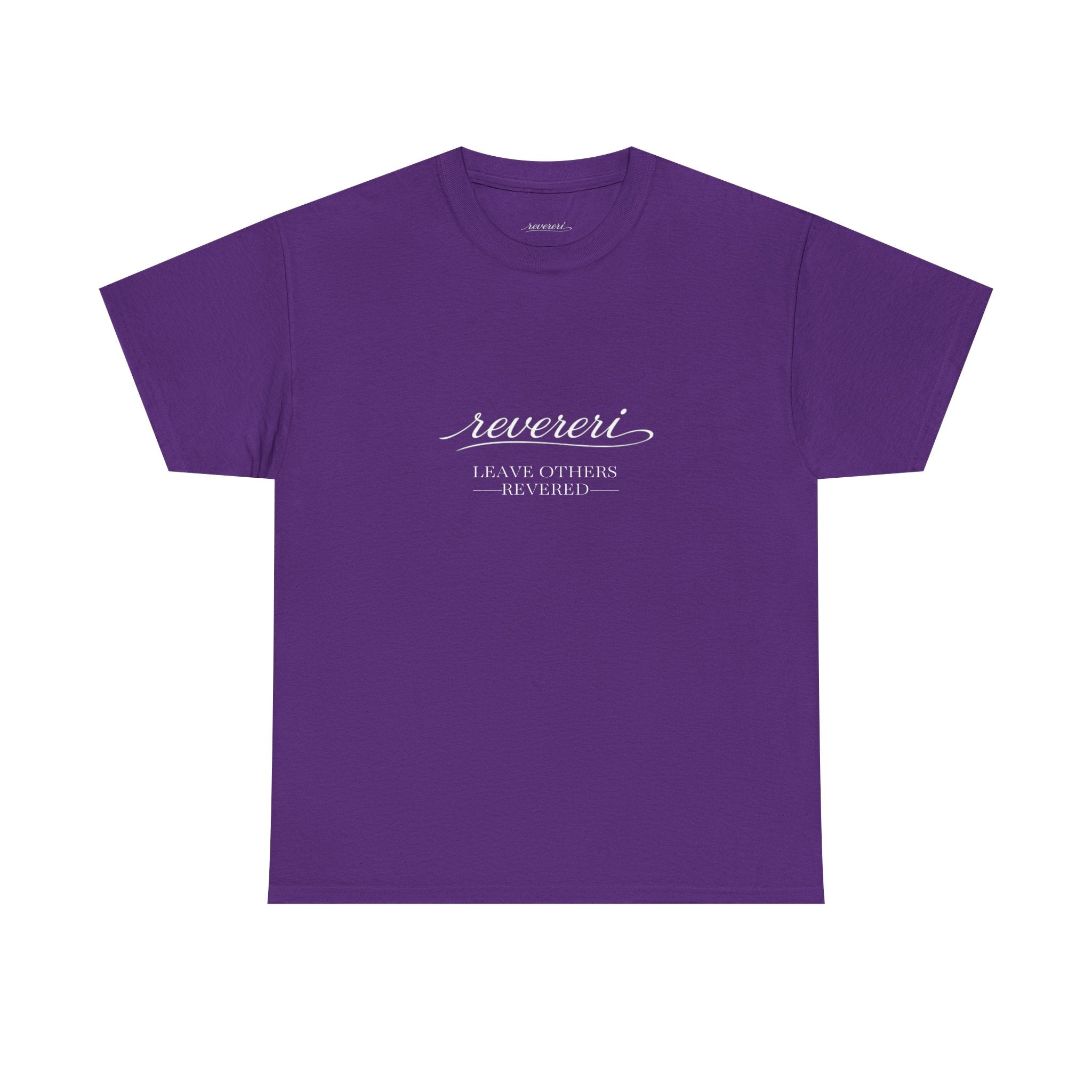White Font "Leave Others Revered" 100% Cotton Tee