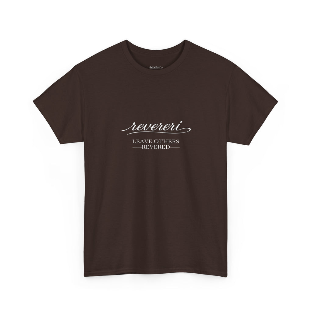 White Font "Leave Others Revered" 100% Cotton Tee