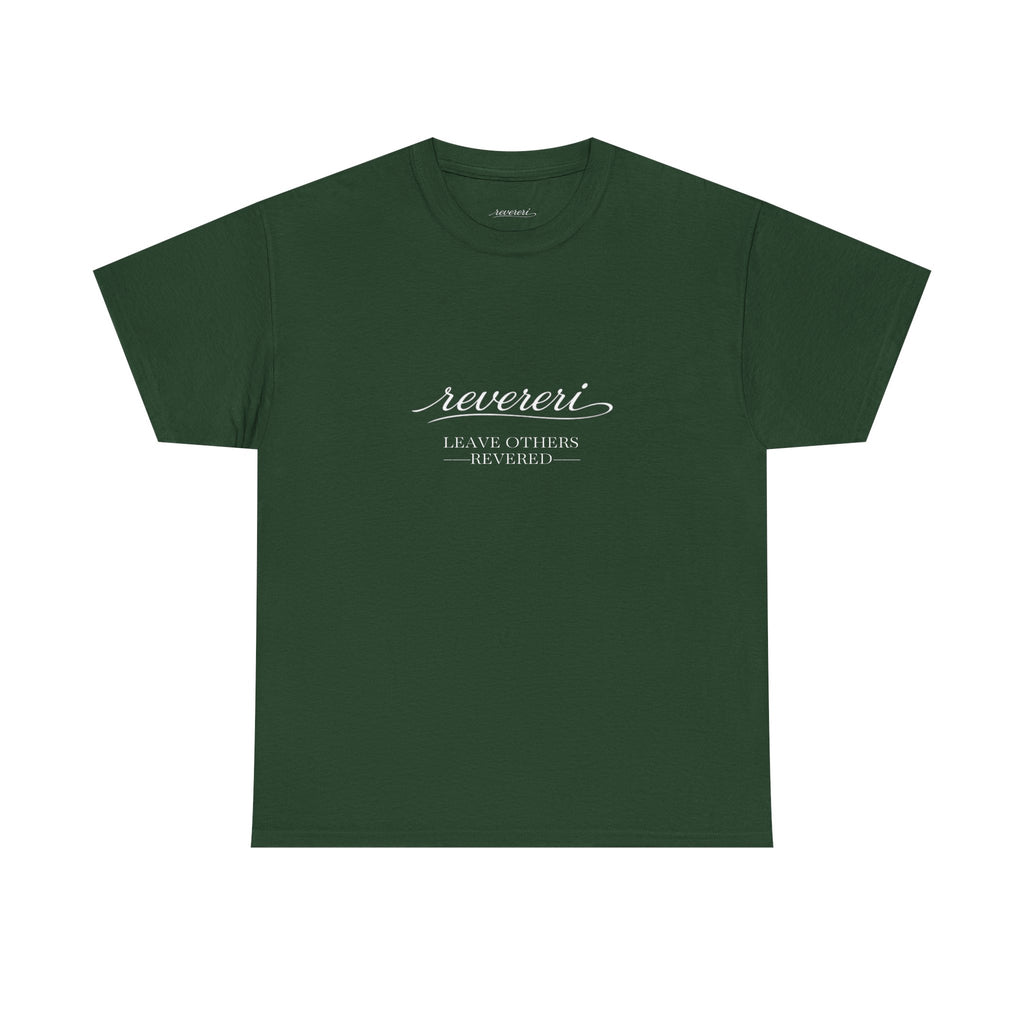 White Font "Leave Others Revered" 100% Cotton Tee