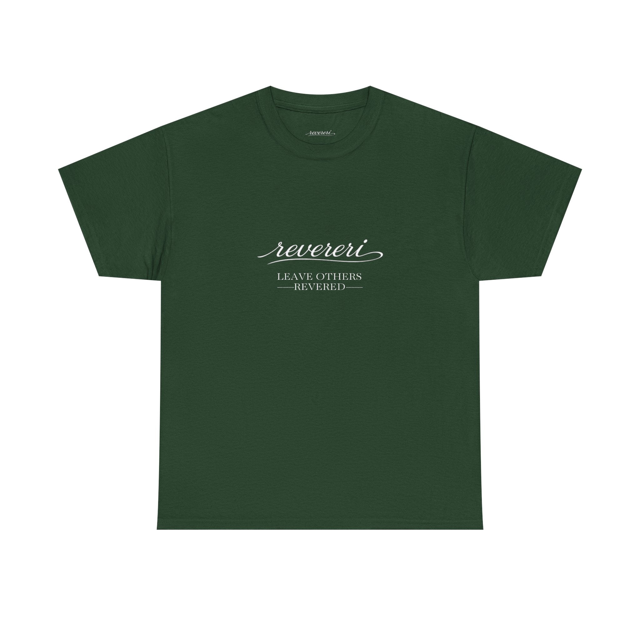 White Font "Leave Others Revered" 100% Cotton Tee