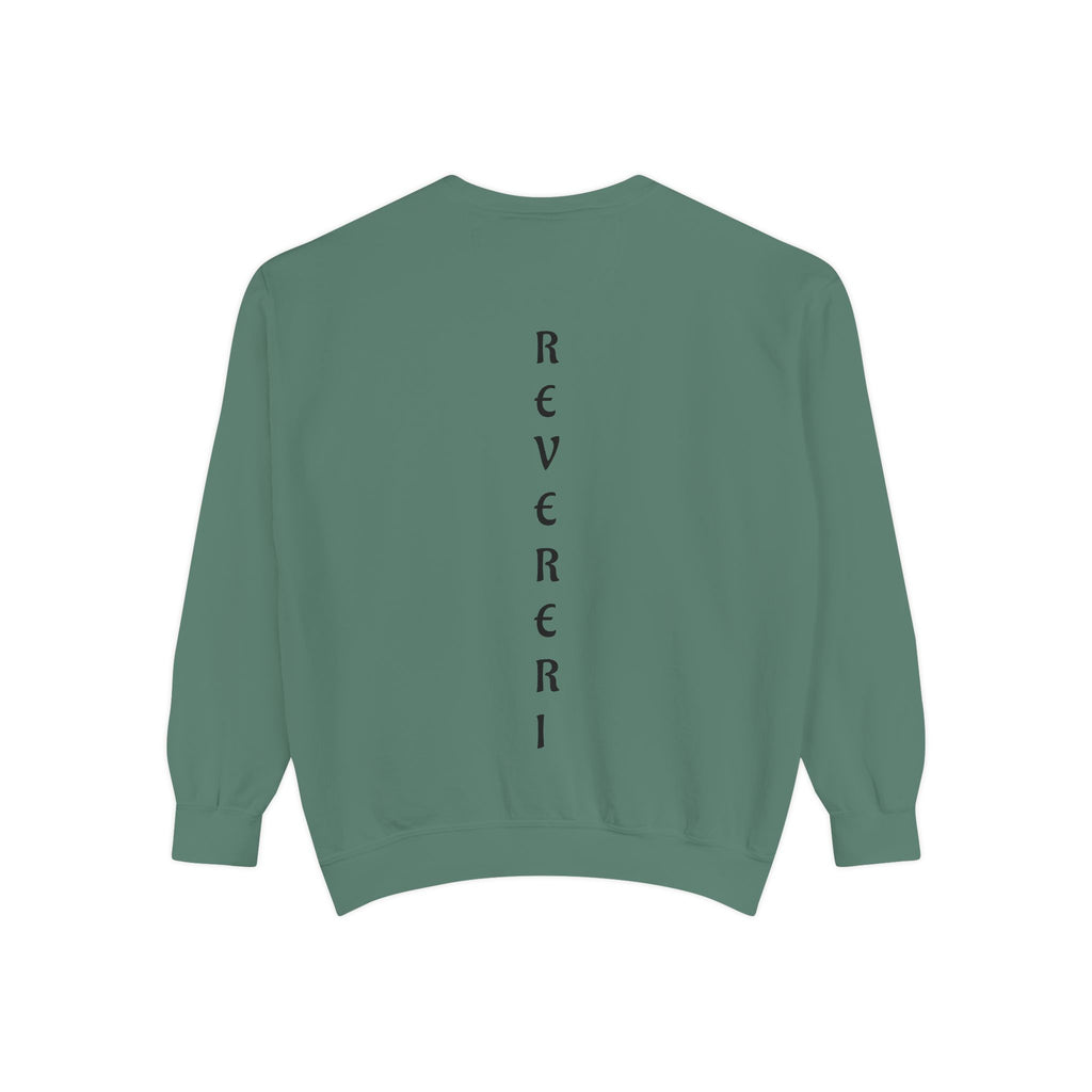 Black Font Revereri Sweatshirt 80% Cotton