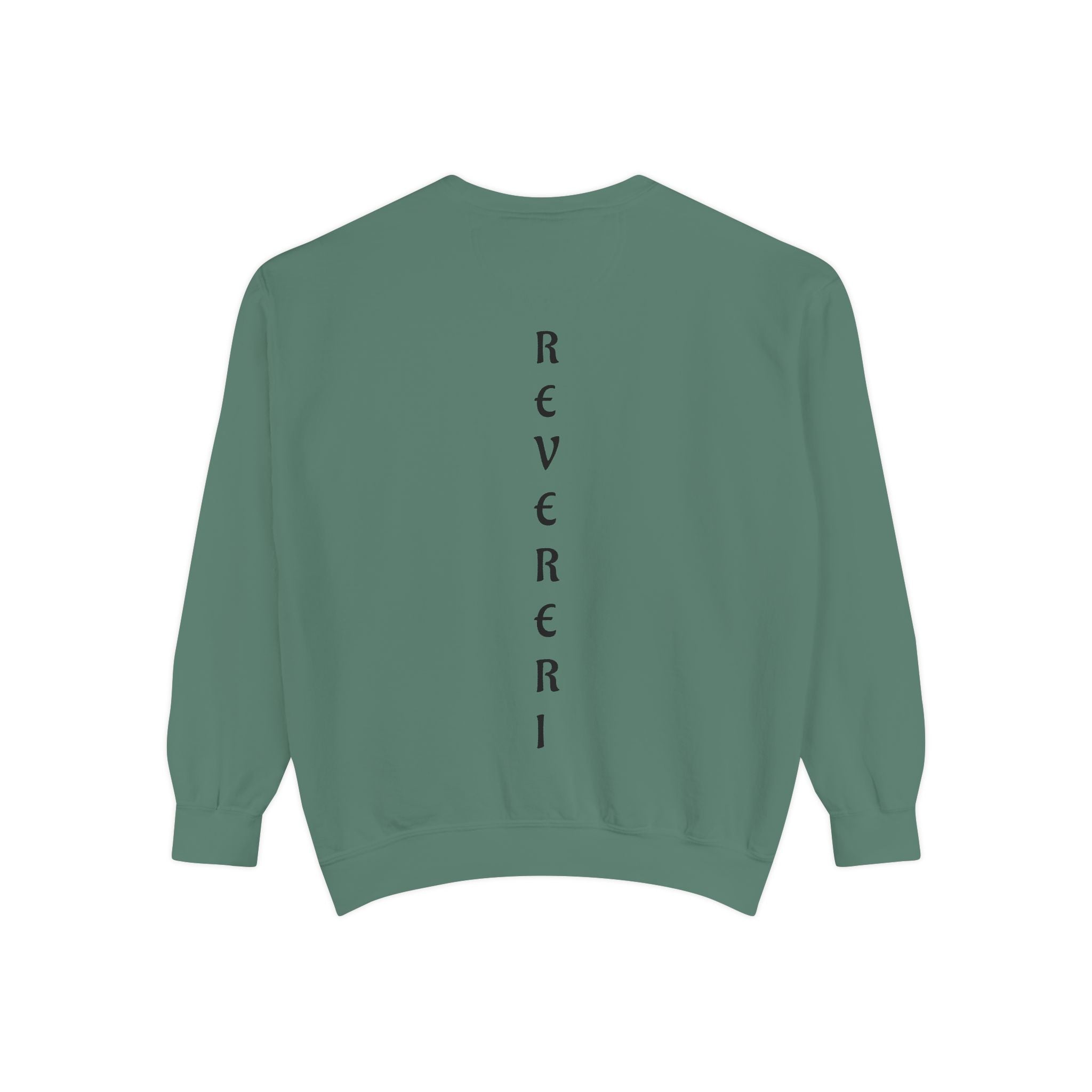 Black Font Revereri Sweatshirt 80% Cotton