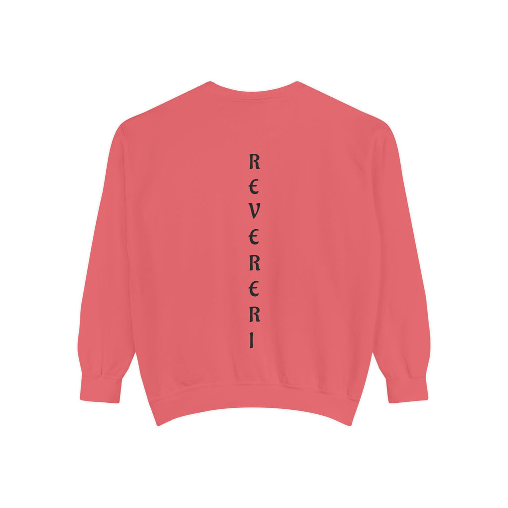 Black Font Revereri Sweatshirt 80% Cotton