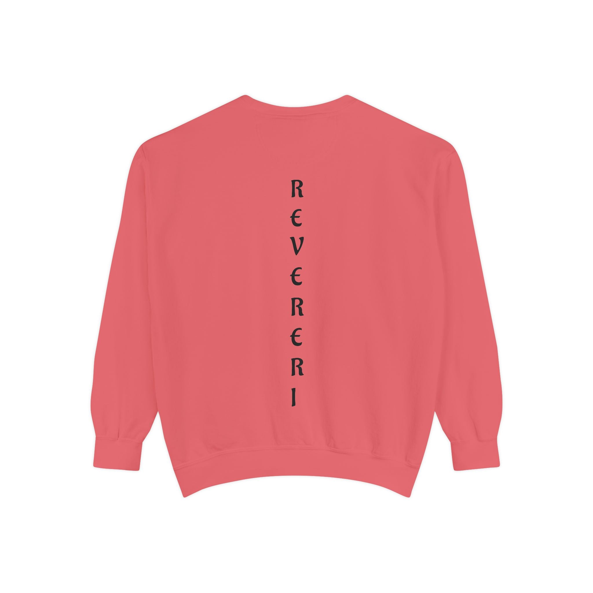 Black Font Revereri Sweatshirt 80% Cotton
