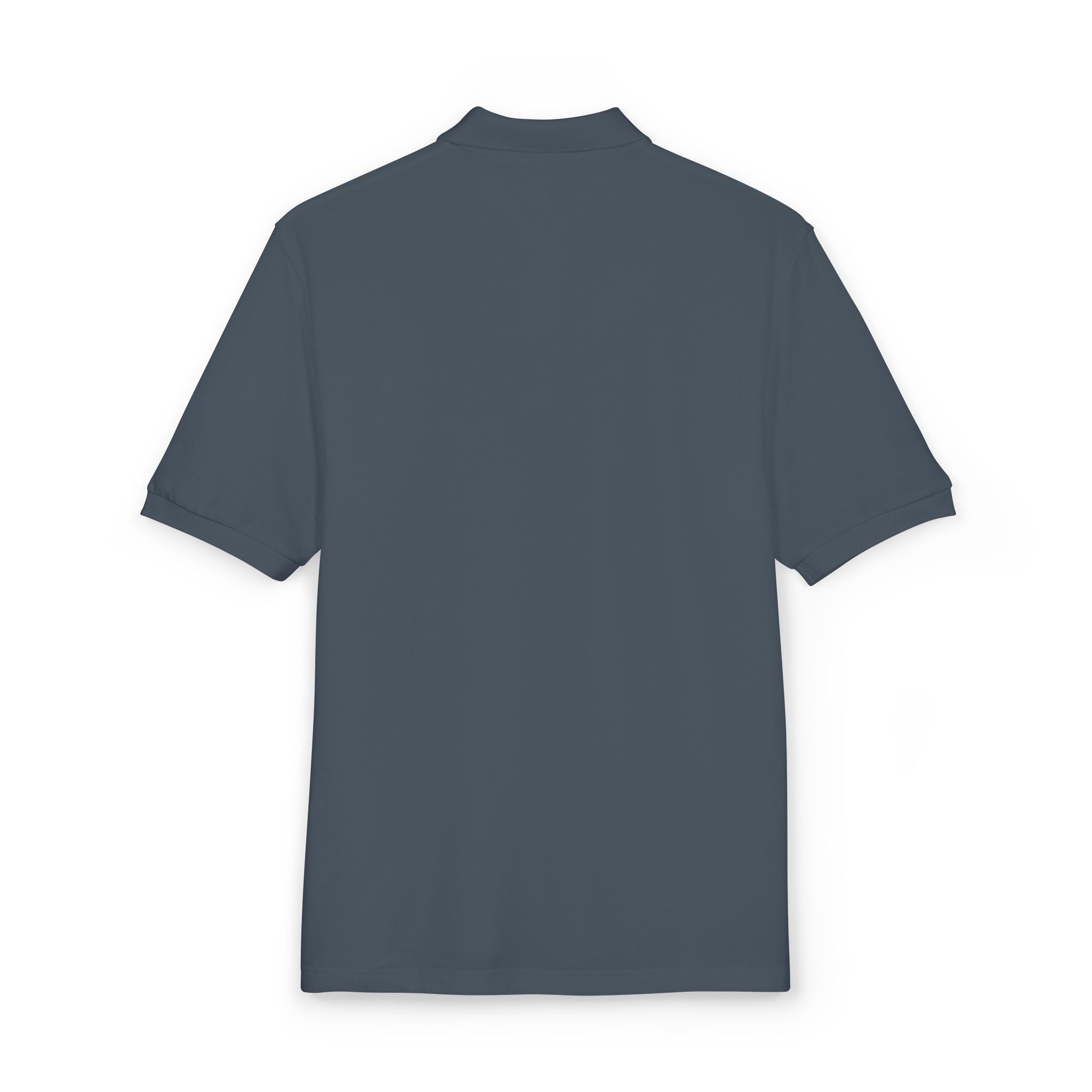 White Font Embroidered Revereri Lightweight Sport Polo