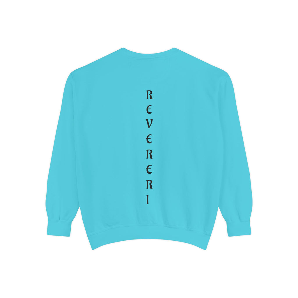 Black Font Revereri Sweatshirt 80% Cotton
