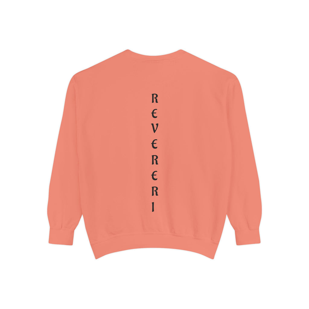 Black Font Revereri Sweatshirt 80% Cotton