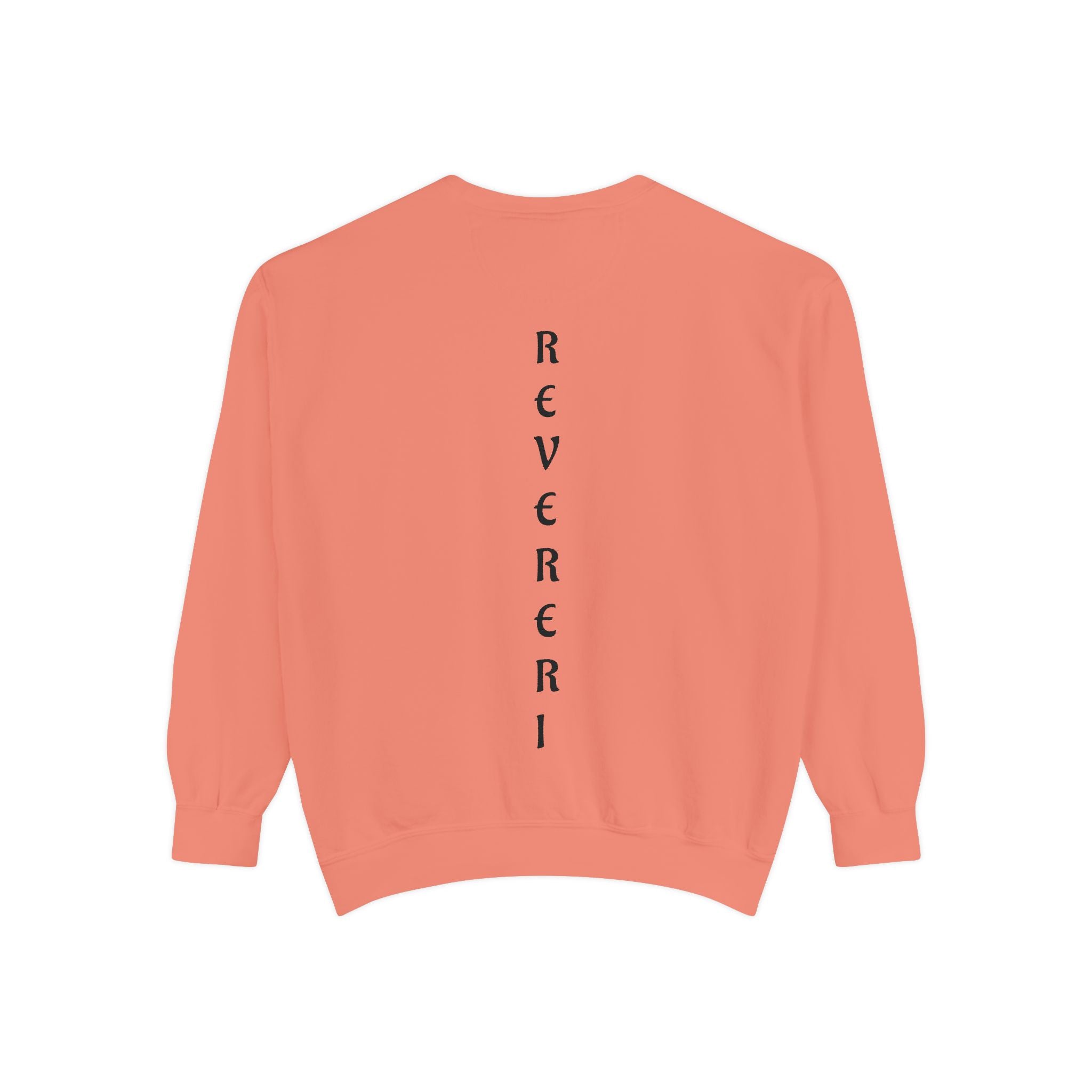 Black Font Revereri Sweatshirt 80% Cotton