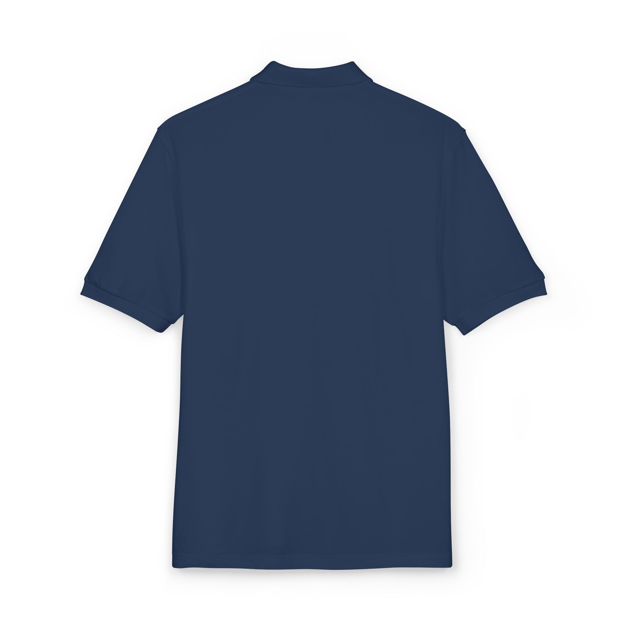 White Font Embroidered Revereri Lightweight Sport Polo