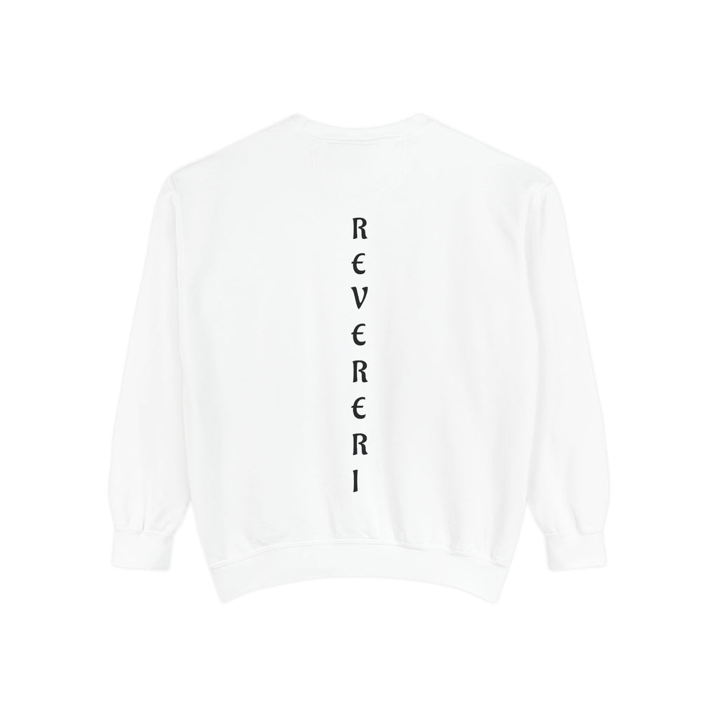 Black Font Revereri Sweatshirt 80% Cotton
