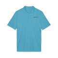 Black Font Embroidered Revereri Lightweight Sport Polo