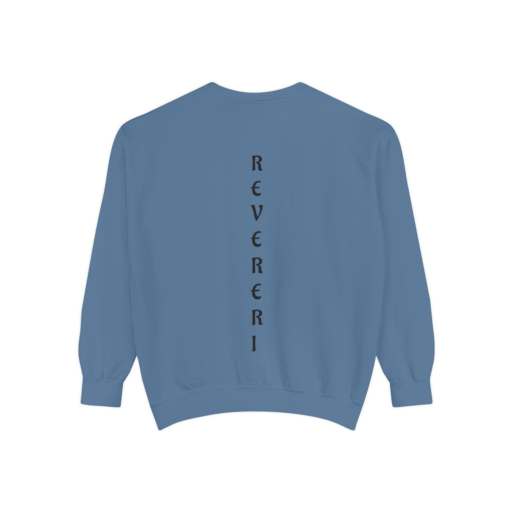 Black Font Revereri Sweatshirt 80% Cotton