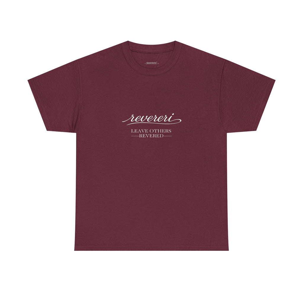 White Font "Leave Others Revered" 100% Cotton Tee