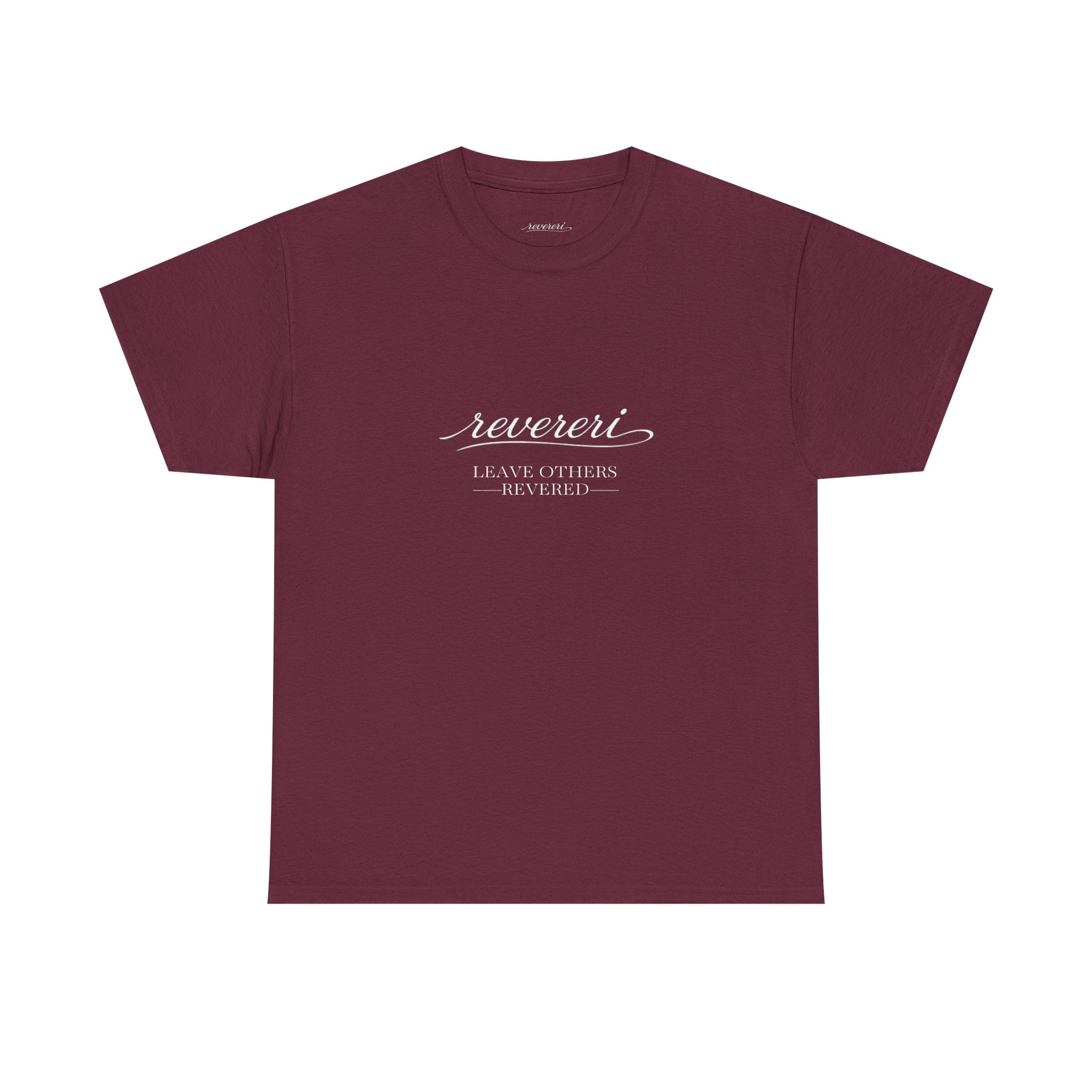 White Font "Leave Others Revered" 100% Cotton Tee