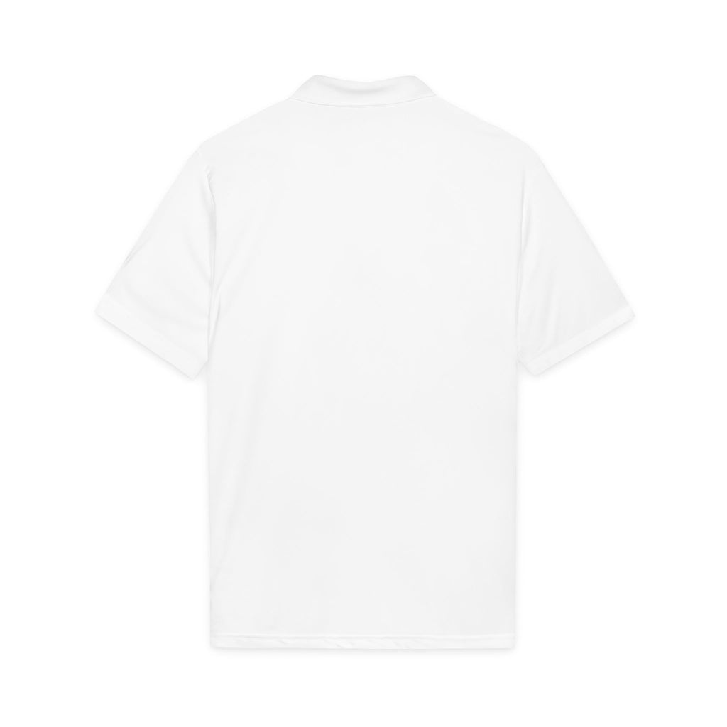 Black Font Embroidered Revereri Lightweight Sport Polo