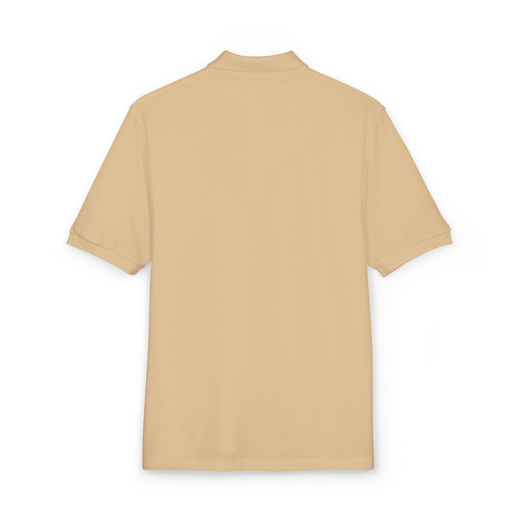 White Font Embroidered Revereri Lightweight Sport Polo
