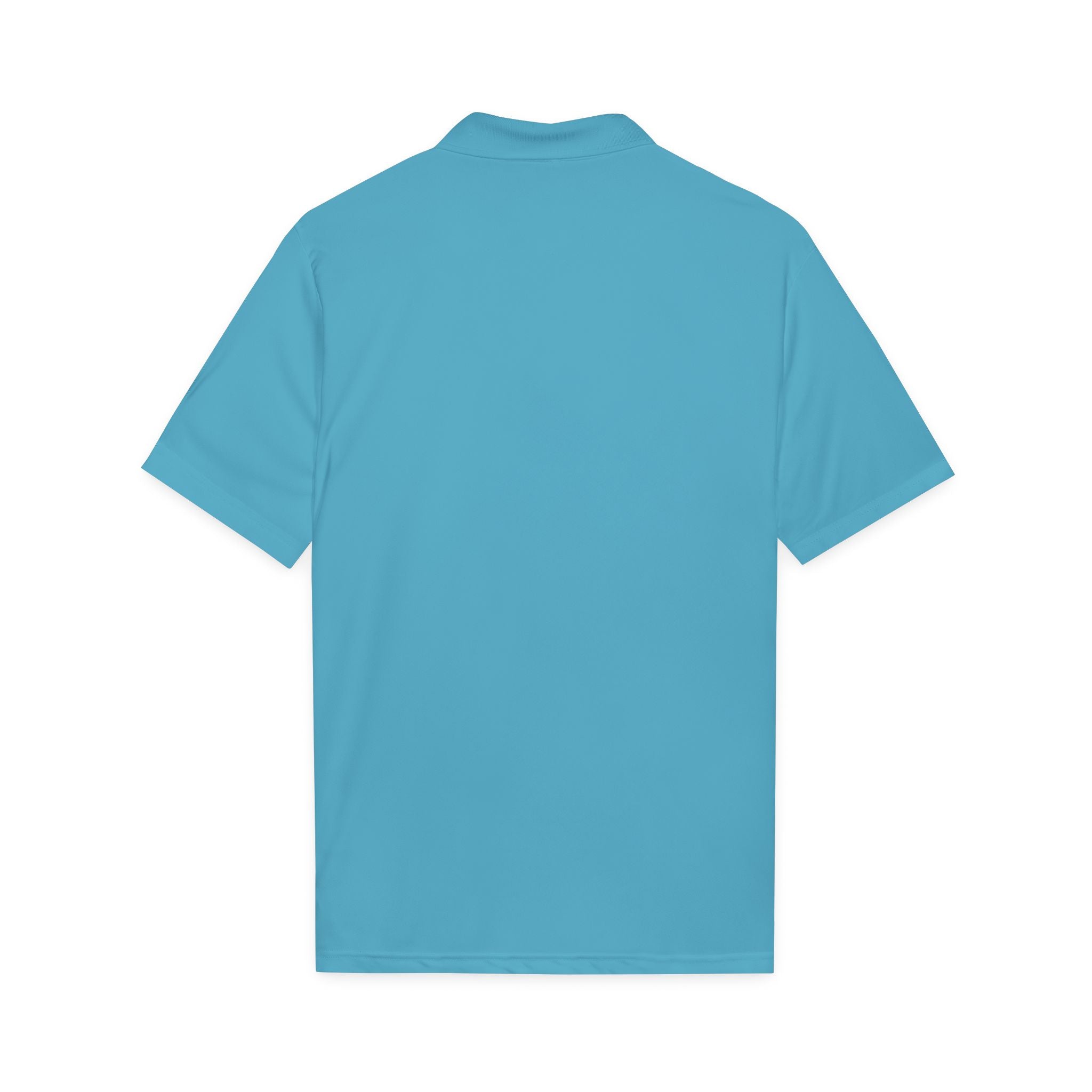 Black Font Embroidered Revereri Lightweight Sport Polo