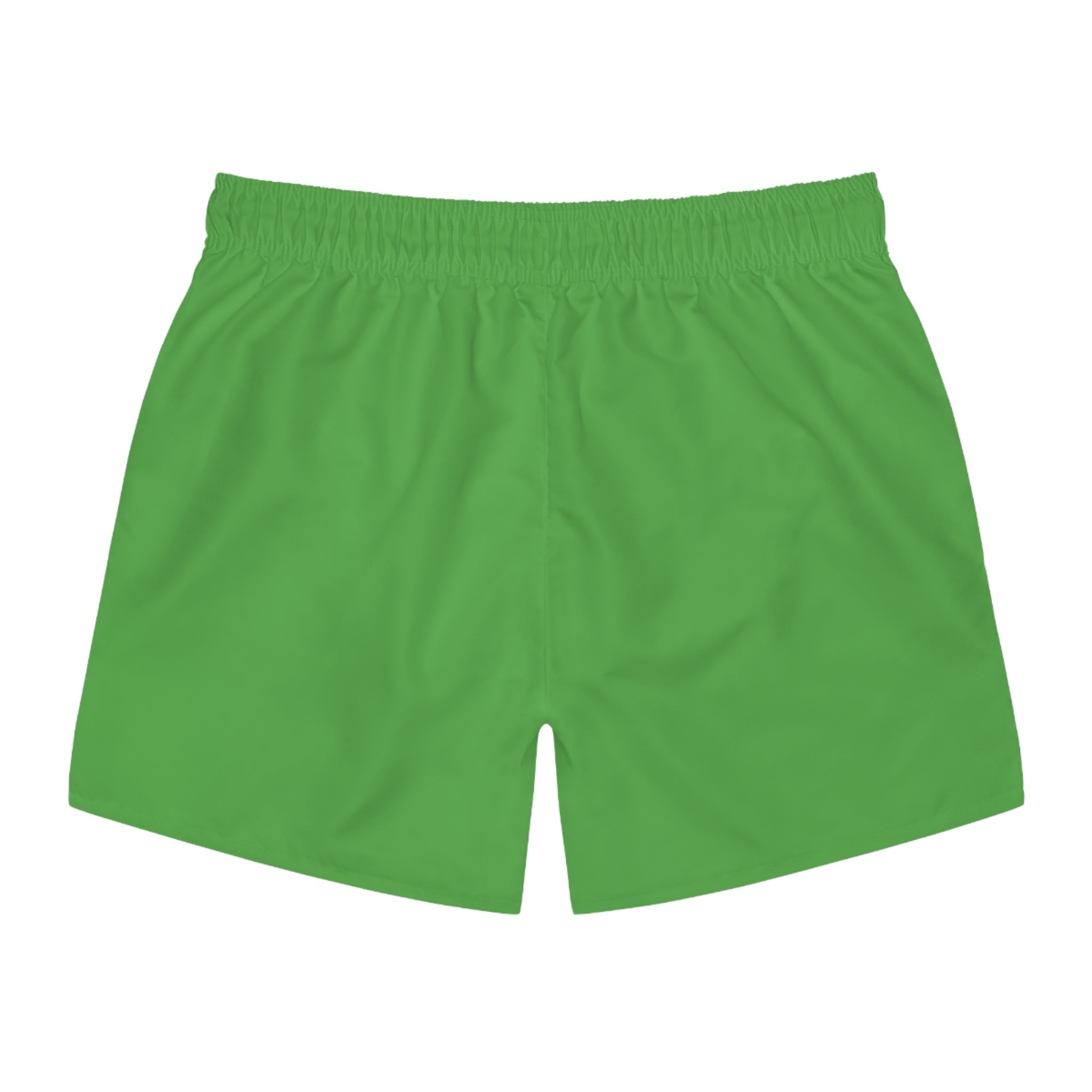 Green 'reverenci' Script Swim Trunks — Men's Beach & Pool Shorts
