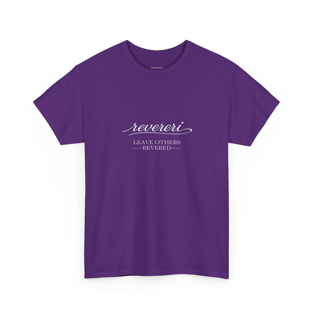 White Font "Leave Others Revered" 100% Cotton Tee