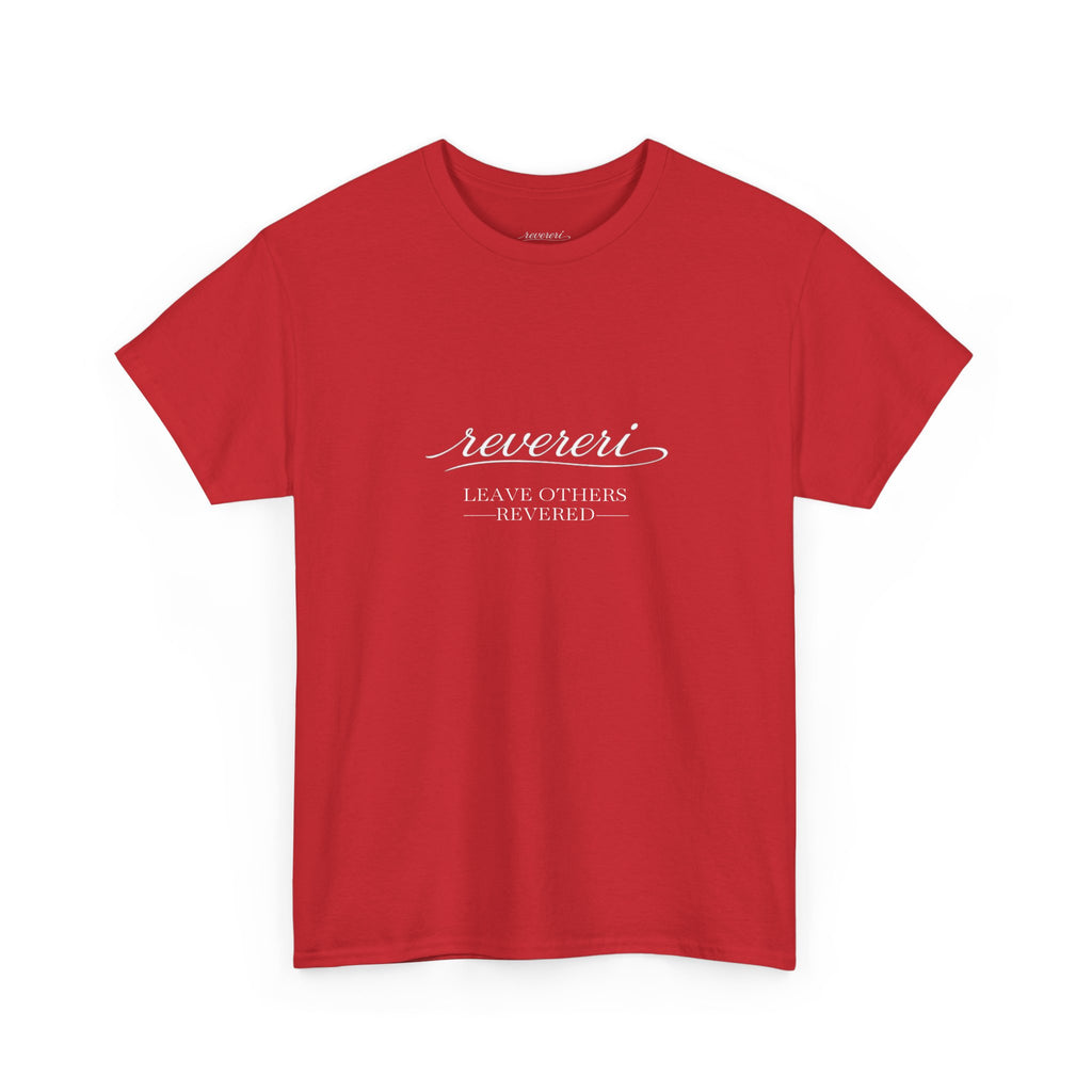 White Font "Leave Others Revered" 100% Cotton Tee
