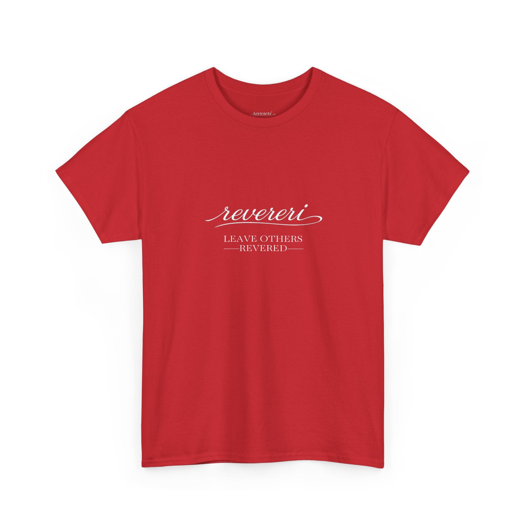 White Font "Leave Others Revered" 100% Cotton Tee