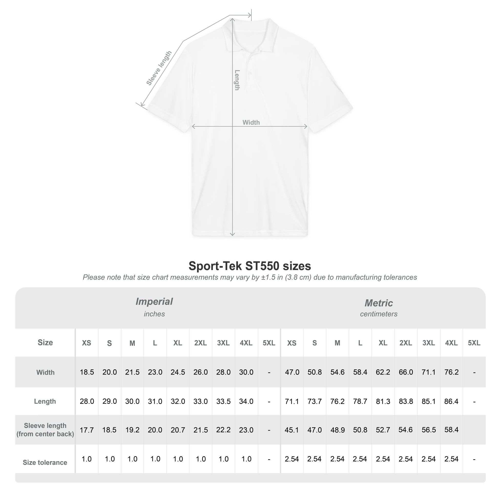 Black Font Embroidered Revereri Lightweight Sport Polo