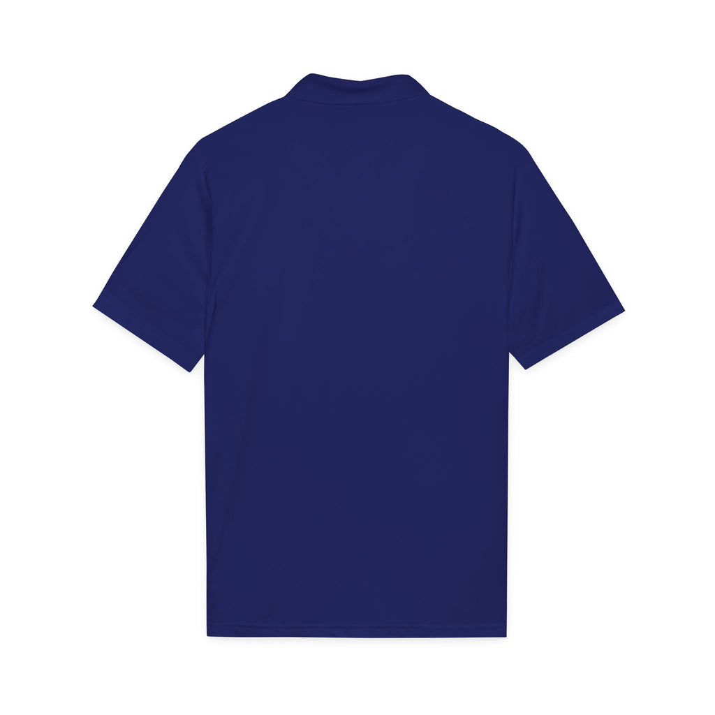 Black Font Embroidered Revereri Lightweight Sport Polo