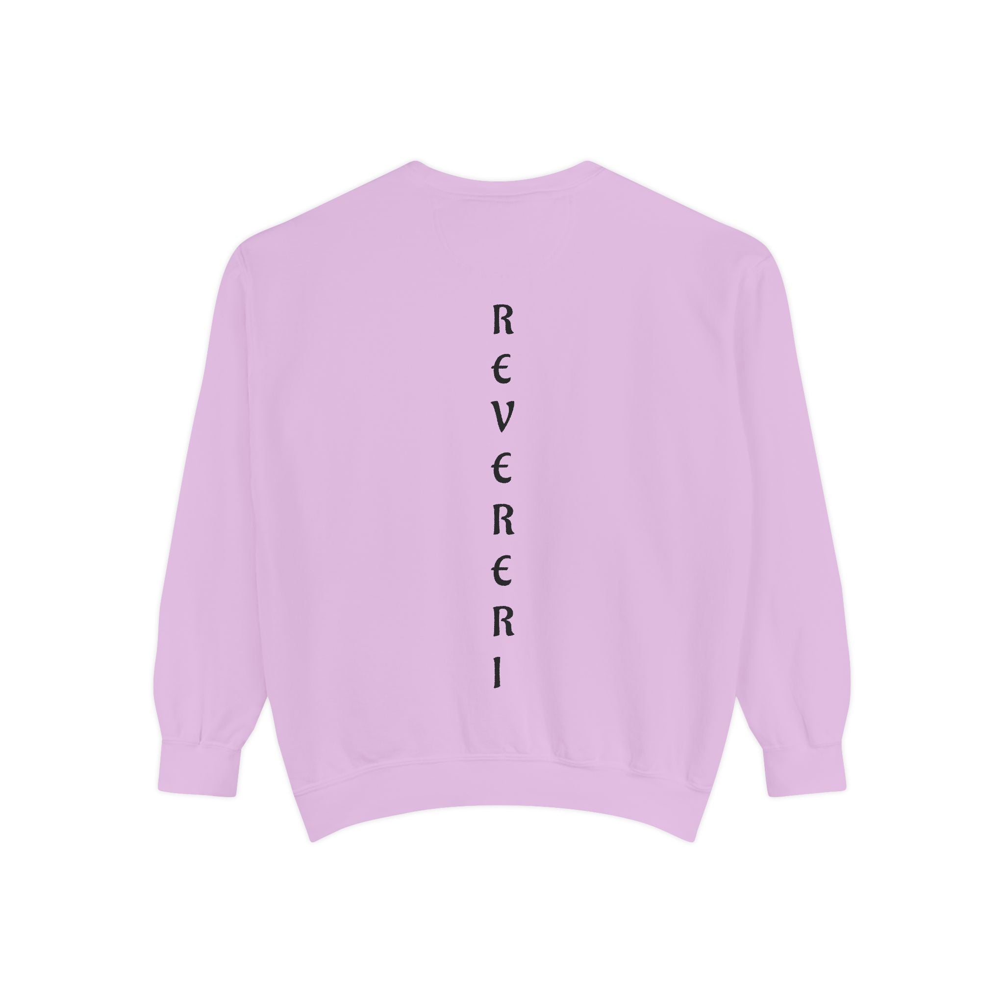 Black Font Revereri Sweatshirt 80% Cotton