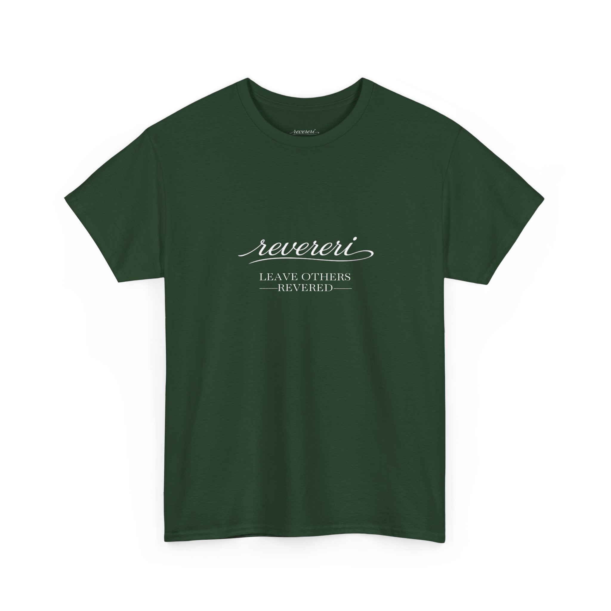 White Font "Leave Others Revered" 100% Cotton Tee