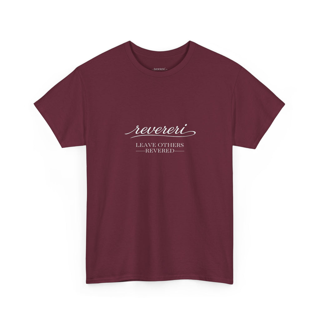 White Font "Leave Others Revered" 100% Cotton Tee