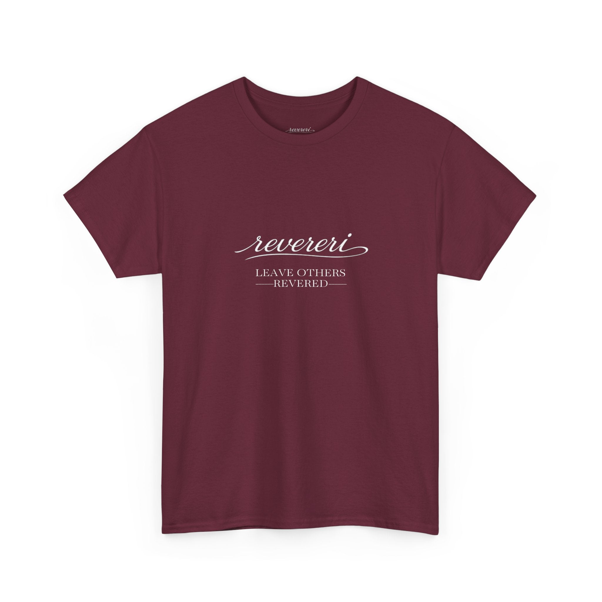 White Font "Leave Others Revered" 100% Cotton Tee
