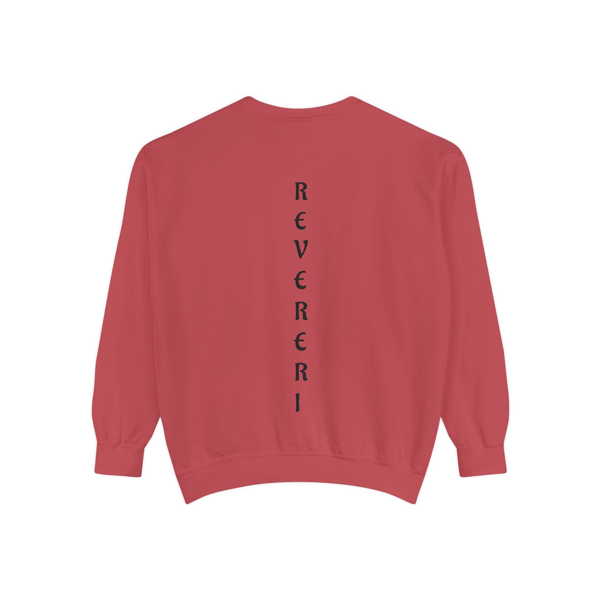 Black Font Revereri Sweatshirt 80% Cotton